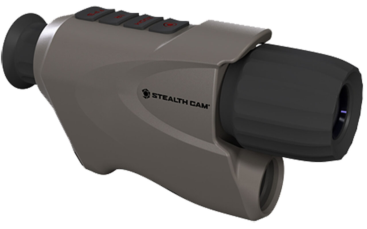 Stealth Cam STCXNVMSD Digital Monocular & Camera night-vision 3x 20mm 8MP Resolution Brown Rubber Armor
