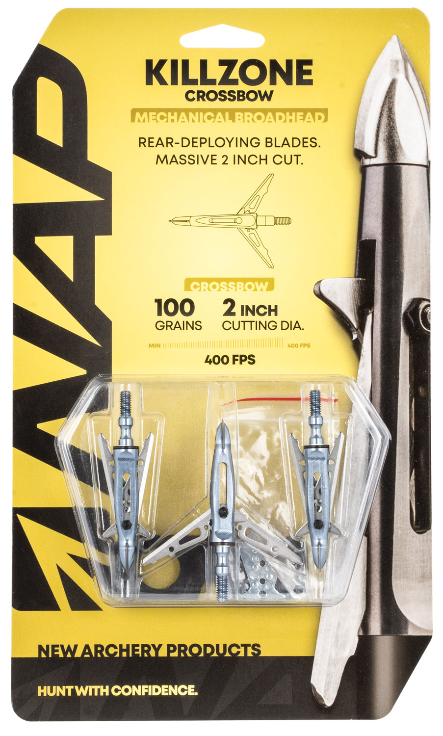 NAP NAP60814 Killzone Broadhead 100 GR 3 Pack