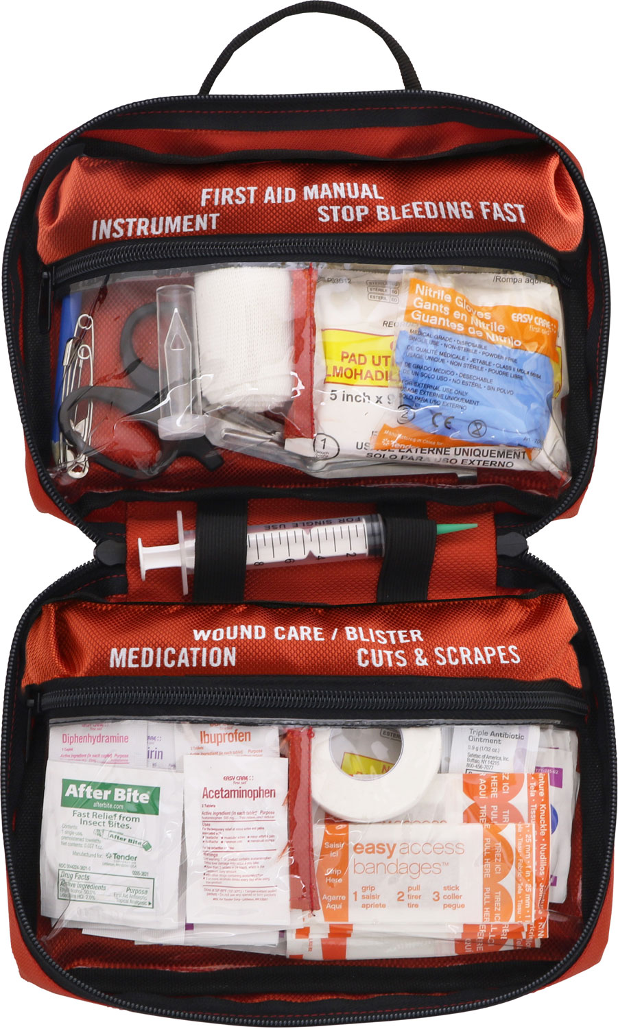 Adventure Medical Kits 01050200 Sportsman 200 Medical Kit Treats Injuries/Illnesses Red - Image 2