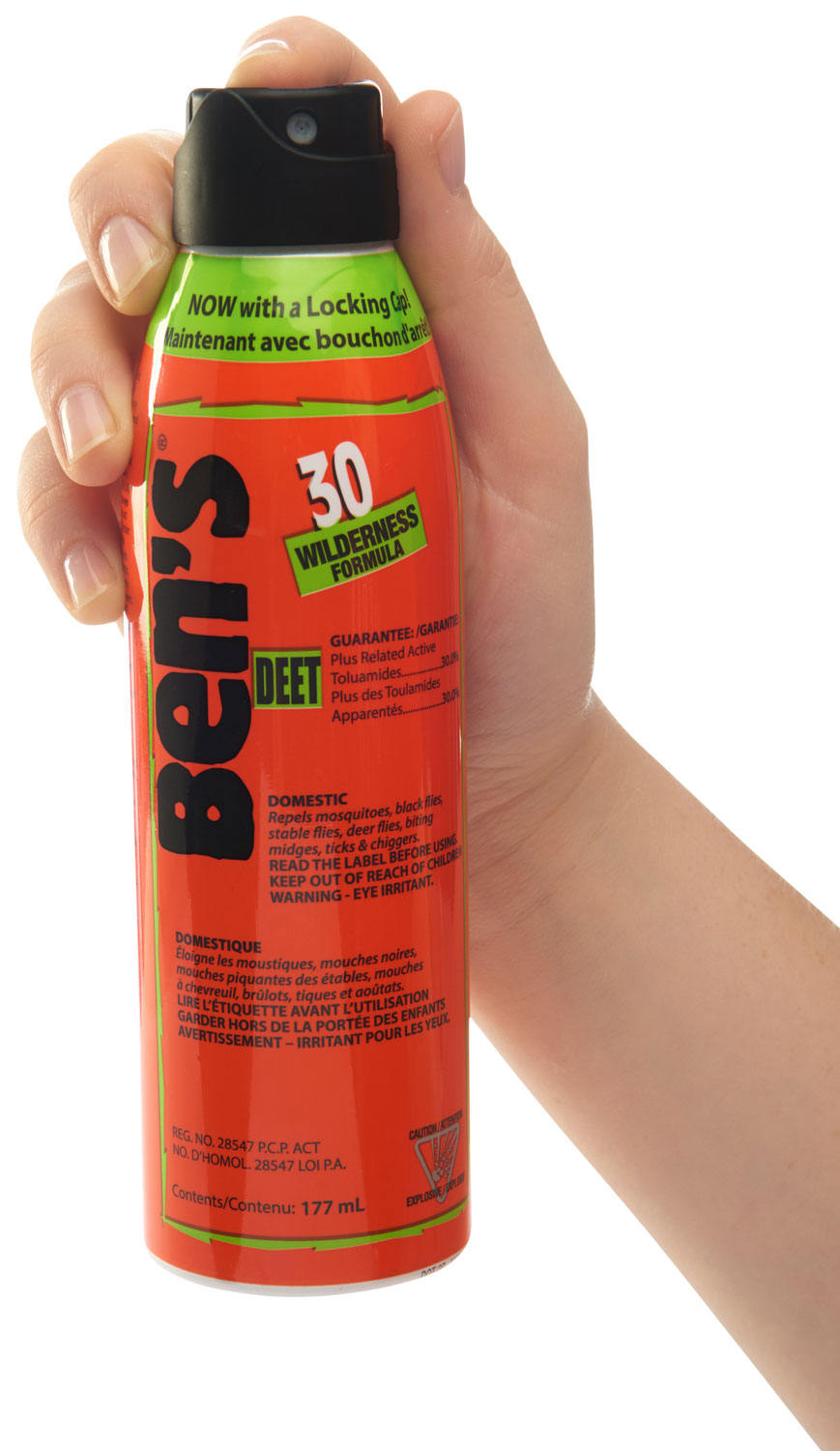 Ben's 00067178 30 Odorless Scent 6 oz Aerosol Repels Ticks & Biting Insects Effective Up to 8 hrs - Image 2