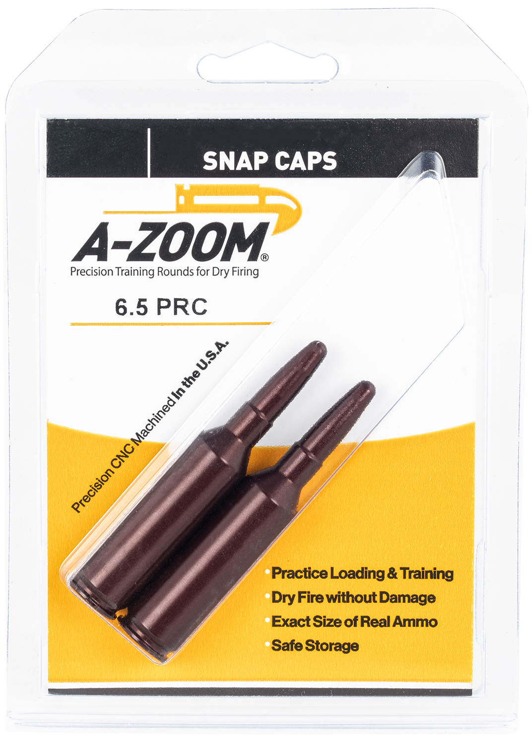 A-Zoom 12307 Snap Cap Rifles 6.5 PRC Aluminum 2 Pack - Image 2