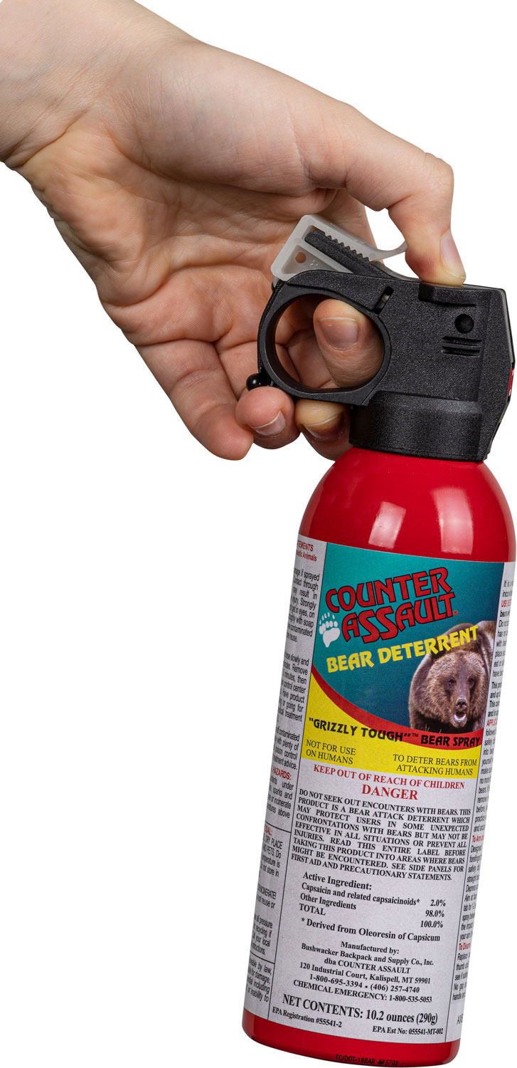 Counter Assault 15067034 Bear Spray Capsaicin Range 32 ft-7 Seconds 10.20 oz - Image 2