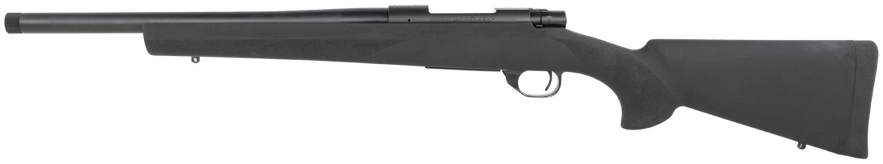 Howa HHGB65C16 M1500 HS Precision 6.5 Creedmoor Caliber with 5+1 Capacity, 16.25" Heavy Barrel, Blued Metal Finish & Black Fixed Hogue Pillar-Bedded Overmolded Stock, Right Hand (Full Size) - Image 2