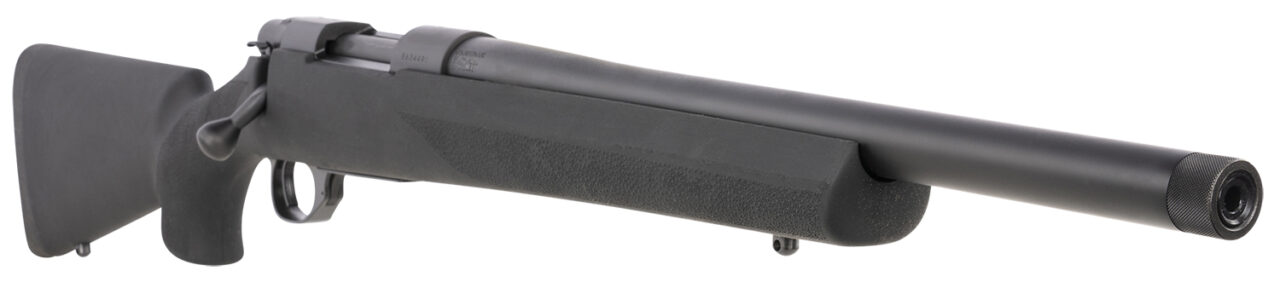 Howa HHGB65C16 M1500 HS Precision 6.5 Creedmoor Caliber with 5+1 Capacity, 16.25" Heavy Barrel, Blued Metal Finish & Black Fixed Hogue Pillar-Bedded Overmolded Stock, Right Hand (Full Size) - Image 3