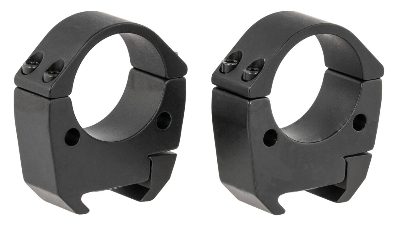 Talley TMS30H Modern Sporting Scope Ring Set For MSR Picatinny Rail High 30mm Tube Black Anodized Aluminum