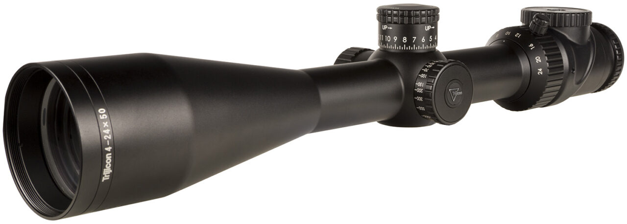 Trijicon 200162 AccuPoint Satin Black 4-24x50mm 30mm Tube Illuminated Duplex w/Green Dot Reticle - Image 2