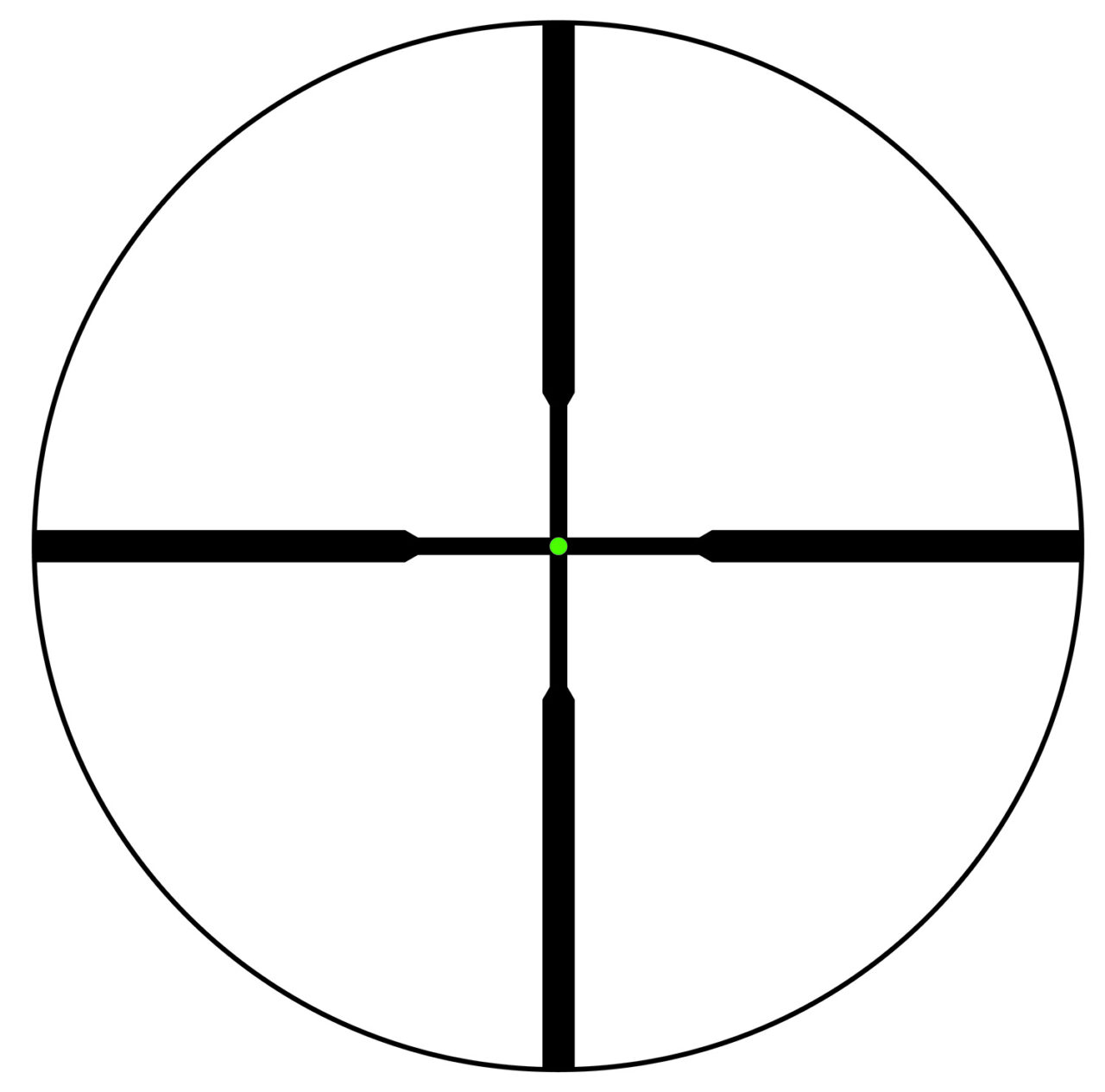 Trijicon 200162 AccuPoint Satin Black 4-24x50mm 30mm Tube Illuminated Duplex w/Green Dot Reticle - Image 3