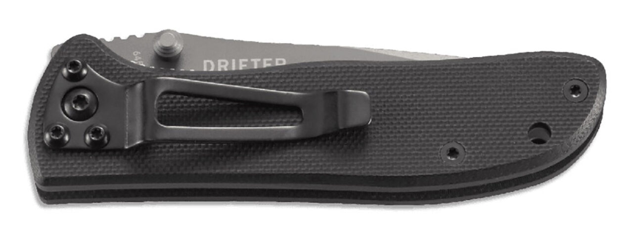 CRKT 6450K Drifter 2.88" Folding Plain Gray TiCN 8Cr14MoV SS Blade/Black G10 Handle Includes Pocket Clip - Image 2