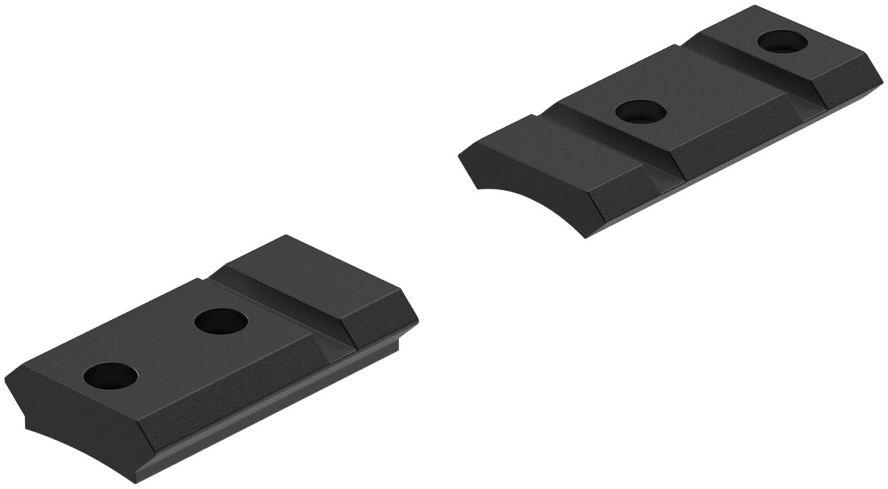 Leupold 180293 QRW Cross-Slot Base Set Matte Black Remington 700 - Image 2