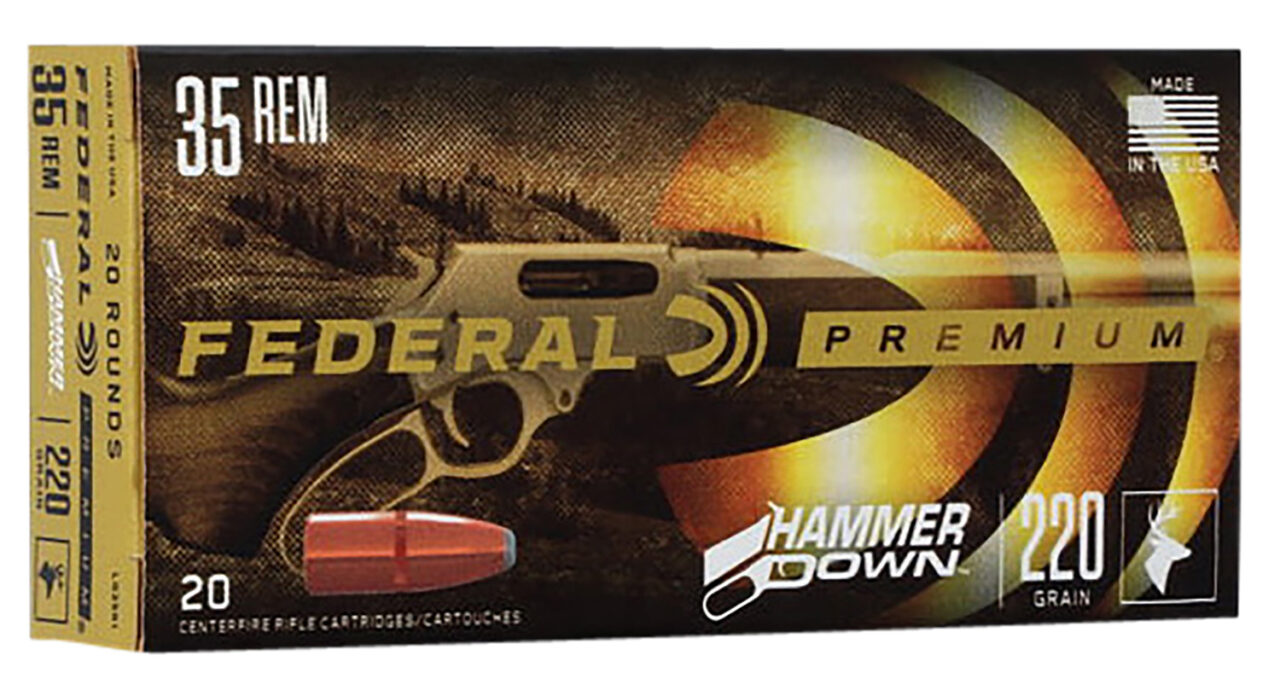 Federal LG35R1 Premium HammerDown 35 Rem 220 gr Bonded Hollow Point 20 Per Box/ 10 Cs