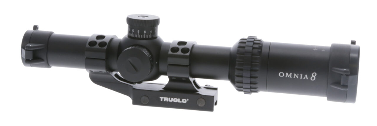 TruGlo TG8518TLR Omnia Black Anodized 1-8x24mm 30mm Tube Illuminated APTR Reticle - Image 2