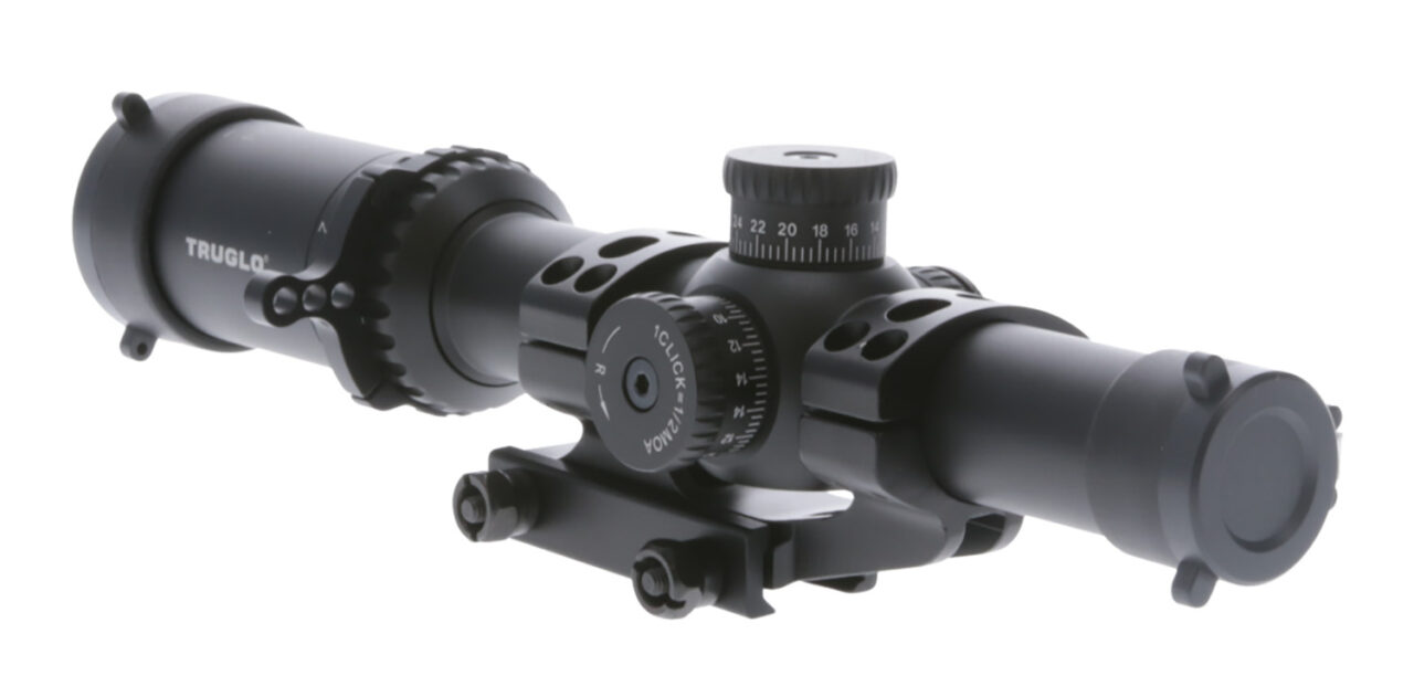 TruGlo TG8518TLR Omnia Black Anodized 1-8x24mm 30mm Tube Illuminated APTR Reticle - Image 3