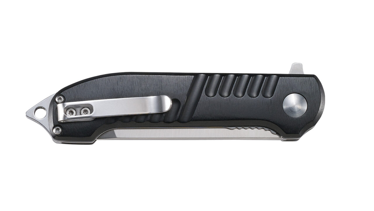 CRKT 4031 Razel GT 3.02" Folding Chisel Plain Satin 8Cr13MoV SS Blade Black/ Aluminum Handle Includes Pocket Clip - Image 2
