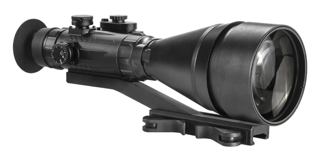 AGM Global Vision 15WP6622483011 Wolverine Pro-6 NL1 night-vision Riflescope Matte Black 6x 100mm Gen 2+ Level 1 Illuminated Red Chevron w/Ballistic Drop Reticle (Adjustable Projected Reticle)