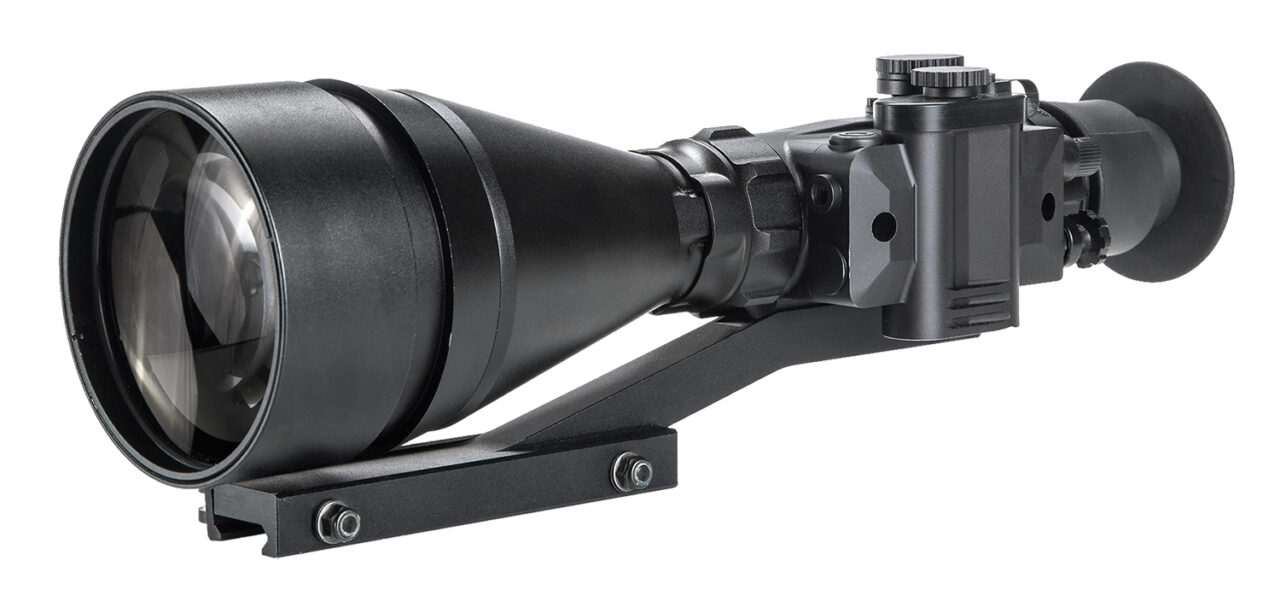 AGM Global Vision 15WP6622483011 Wolverine Pro-6 NL1 night-vision Riflescope Matte Black 6x 100mm Gen 2+ Level 1 Illuminated Red Chevron w/Ballistic Drop Reticle (Adjustable Projected Reticle) - Image 2