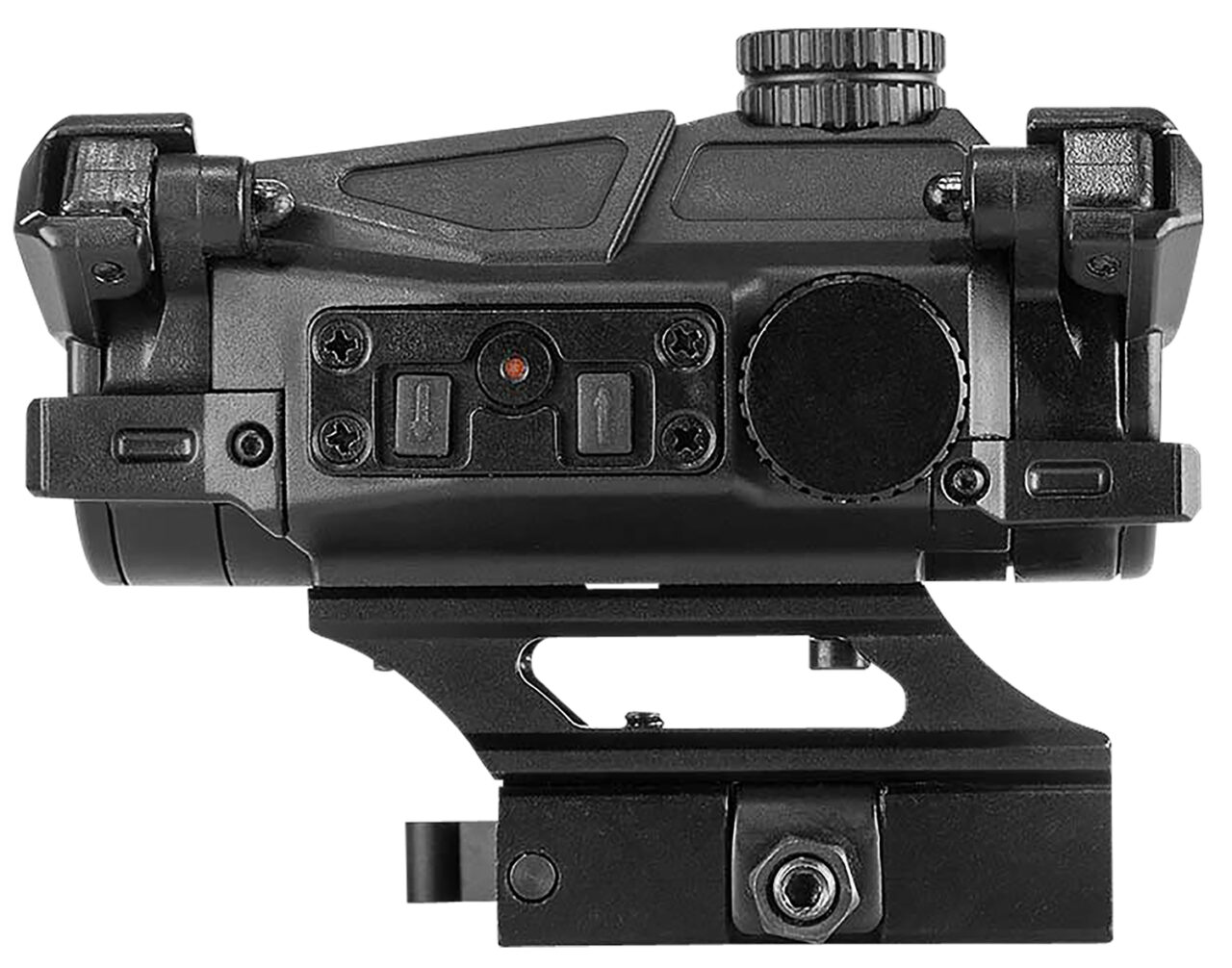 NcStar VDBSOLC VISM SPD Solar Combat Red Dot Reflex Optic Black Anodized 1x24.5mm 4 MOA Red Dot Reticle - Image 2