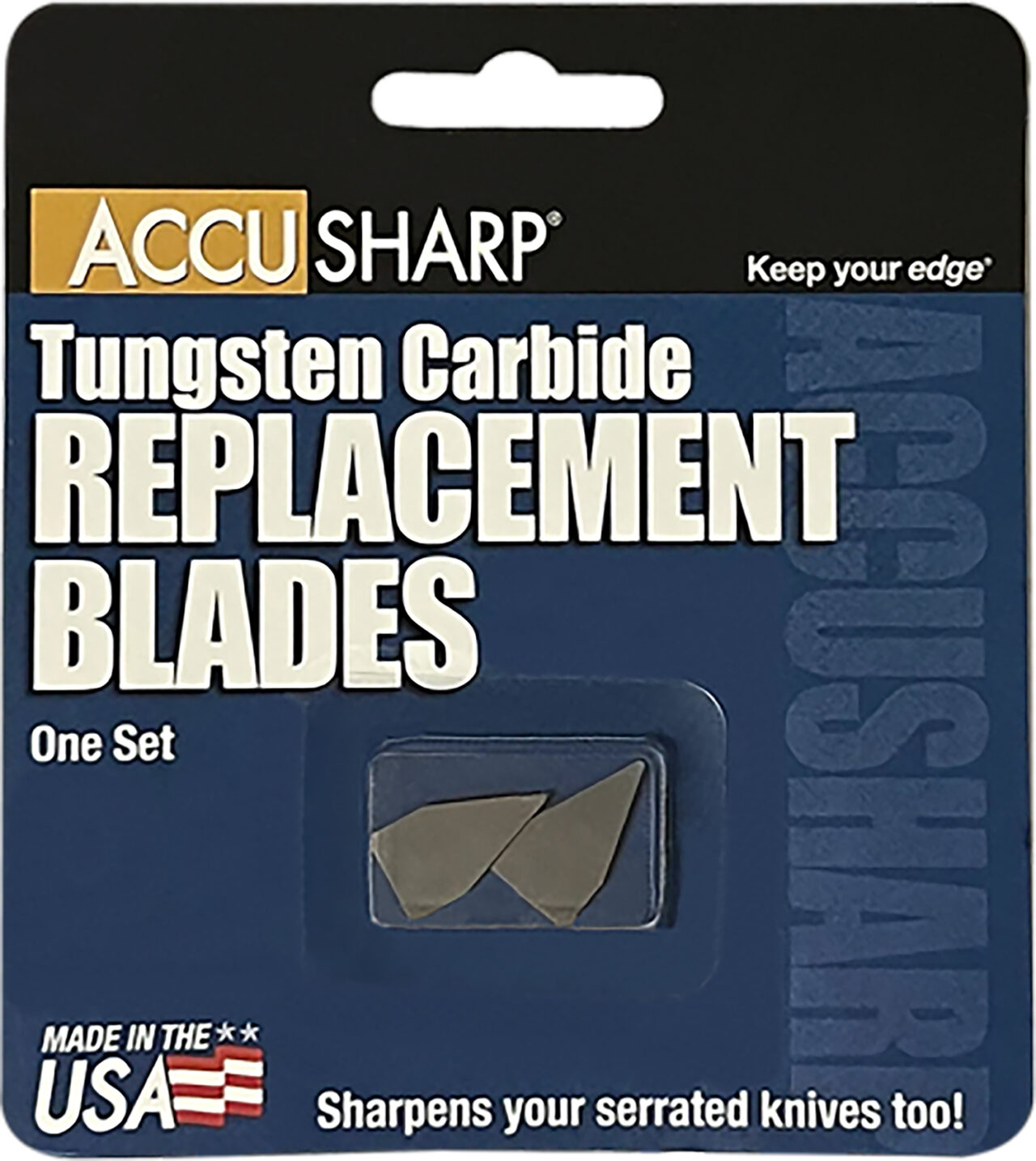 AccuSharp 003 Replacement Sharpening Blades Tungsten Carbide Blade Gray 2 Blades - Image 2