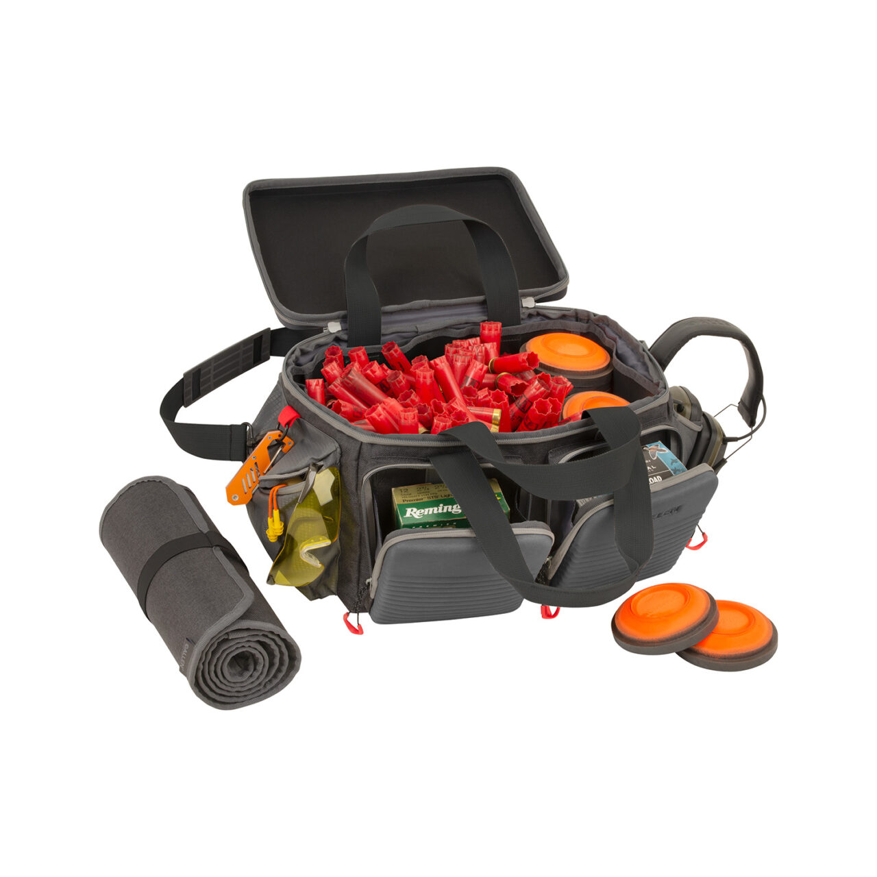 Allen 8325 Competitor Premium Range Bag with Internal Tote, Fold-Up Gun Mat, Lockable Main Compartment & Gray Finish - Image 2
