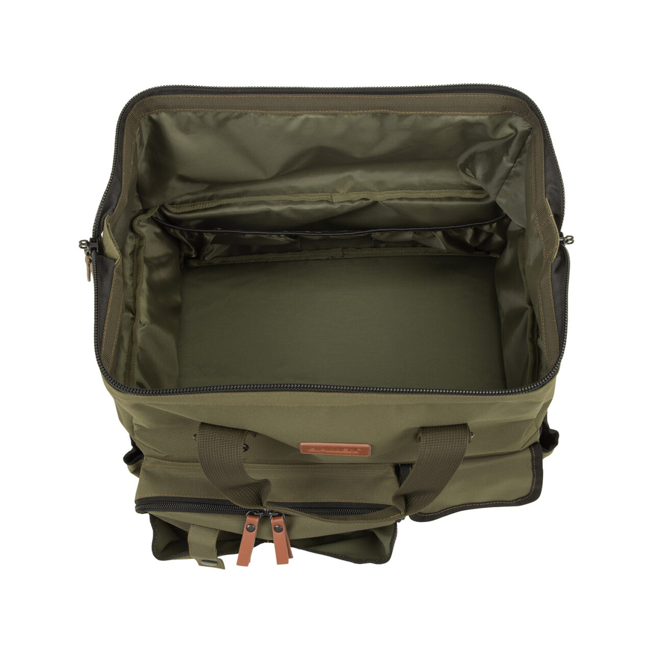 Allen 8329 Triumph Range Bag Green 600D Polyester Ripstop with Lockable Main Compartment, Fold-Up Pistol Mat, Webbed Carry Handles & Pockets - Image 2
