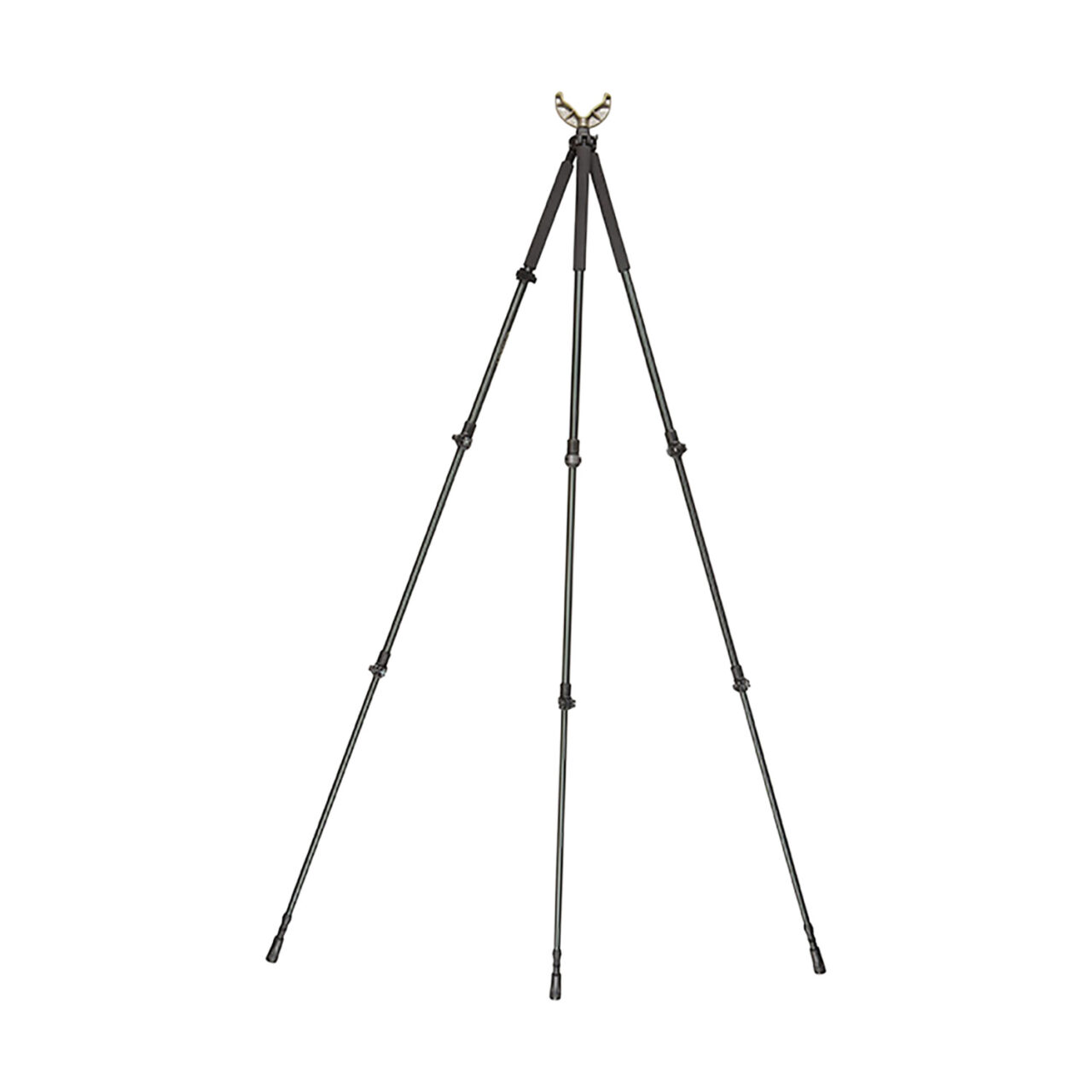 Allen 21412 Axial Tripod made of Black Aluminum with Rubber Feet, Locking Cams, Post System Attachment & 61" Vertical Adjustment - Image 2