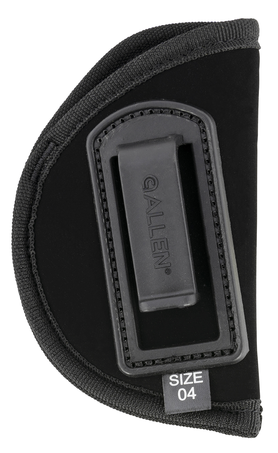 Allen 44604 Inside The Pants Size 04 IWB Black Ultrasuede Like Fabric, Belt Clip Mount, Fits .22-.25 Cal Small Autos, Right Hand - Image 2