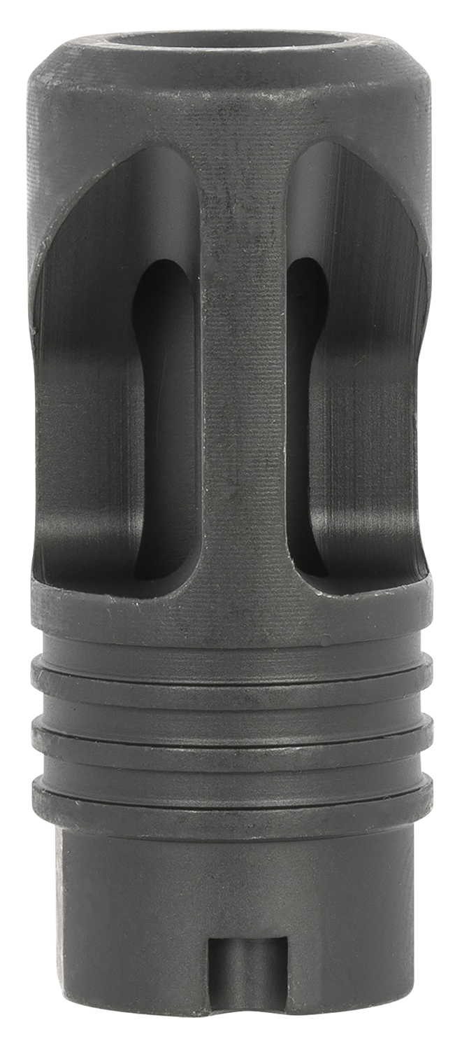 LBE Unlimited AK47DP Dual Port Flash Hider Black with 14x1 LH Threads AK-Platform