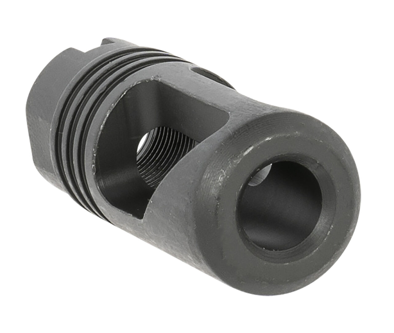 LBE Unlimited AK47DP Dual Port Flash Hider Black with 14x1 LH Threads AK-Platform - Image 2