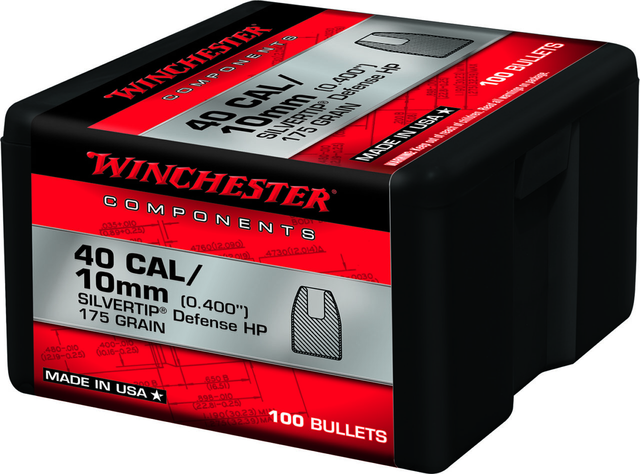 Winchester Ammo WB40ST175X Centerfire pistols Reloading 40 S&W .400 175 gr Silvertip Hollow Point - Image 2