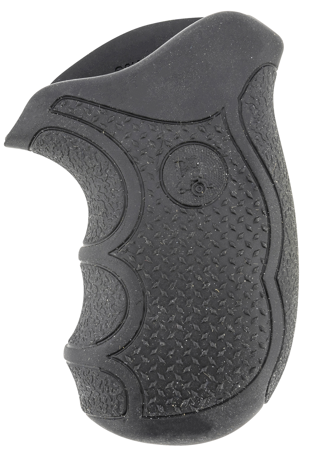 Lyman 02478 Diamond Pro Diamond Checkering Black Rubber with Finger Grooves for S&W J Frame with Round Butt - Image 2
