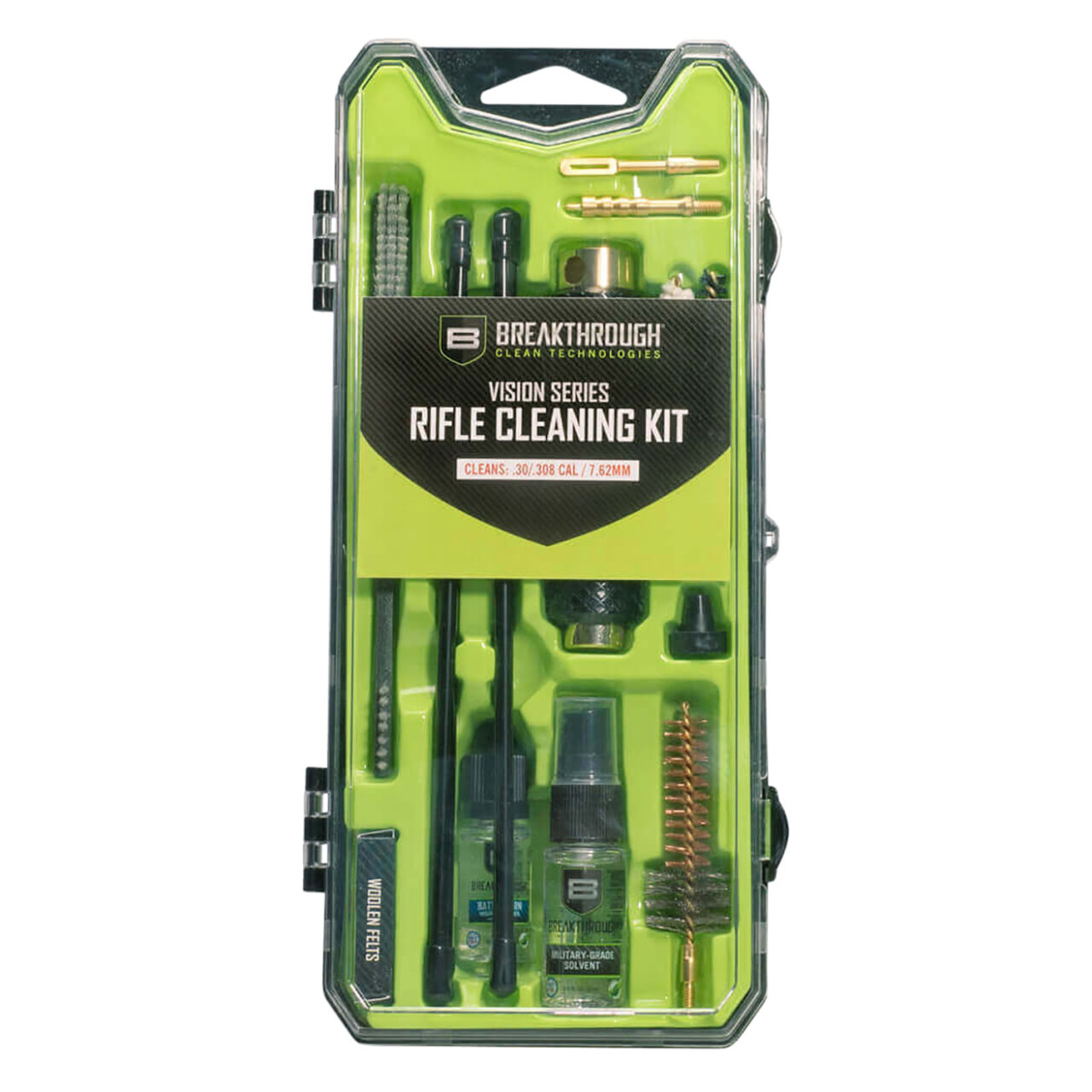 Breakthrough Clean BTCCCAR10 Vision Series Cleaning Kit 30 Cal & AR-10/15 Pieces Multi-Color - Image 2