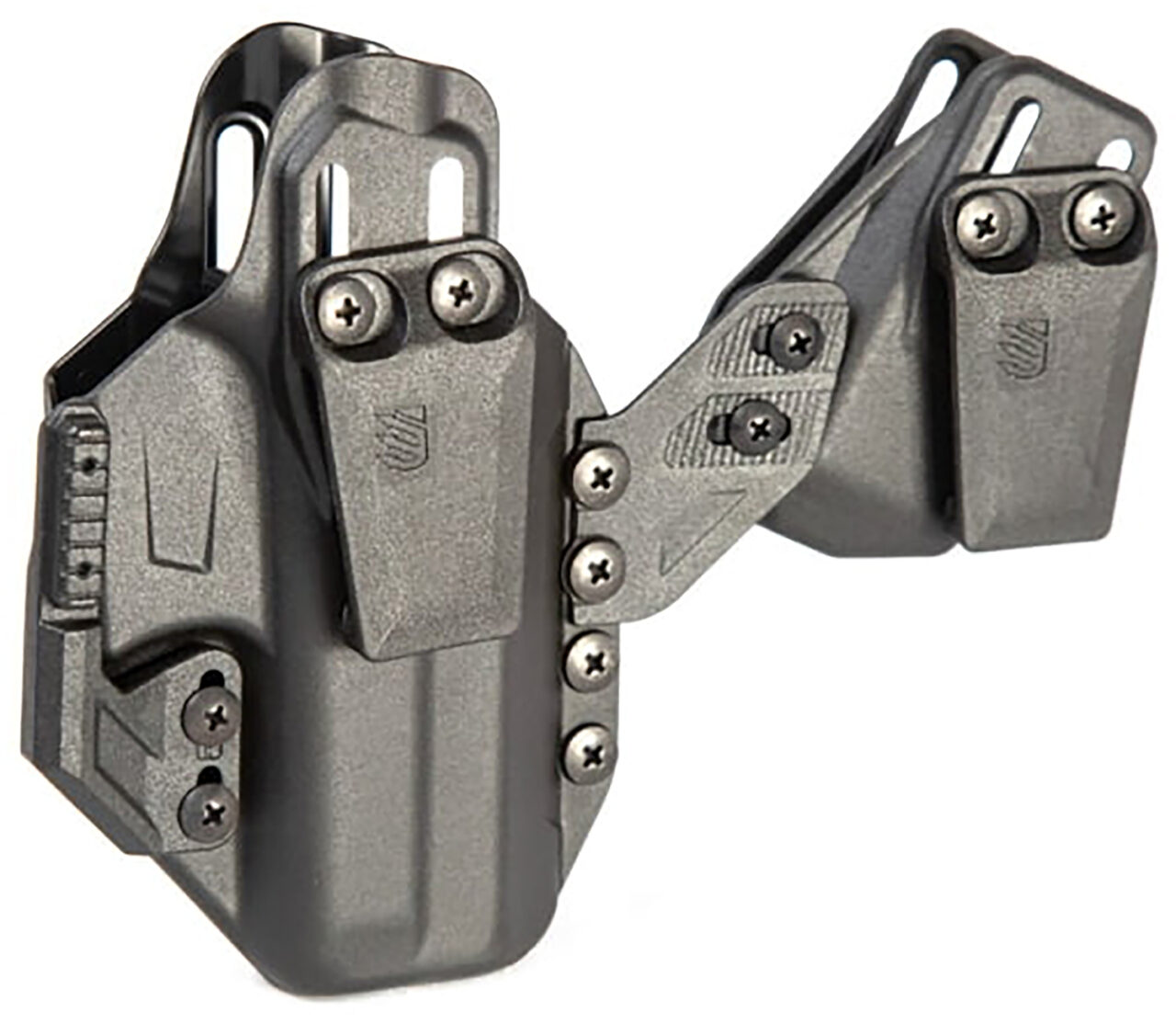 Blackhawk 416176BK Stache Premium Kit IWB Size 76 Black Polymer Belt Clip Compatible w/Glock 48 Ambidextrous