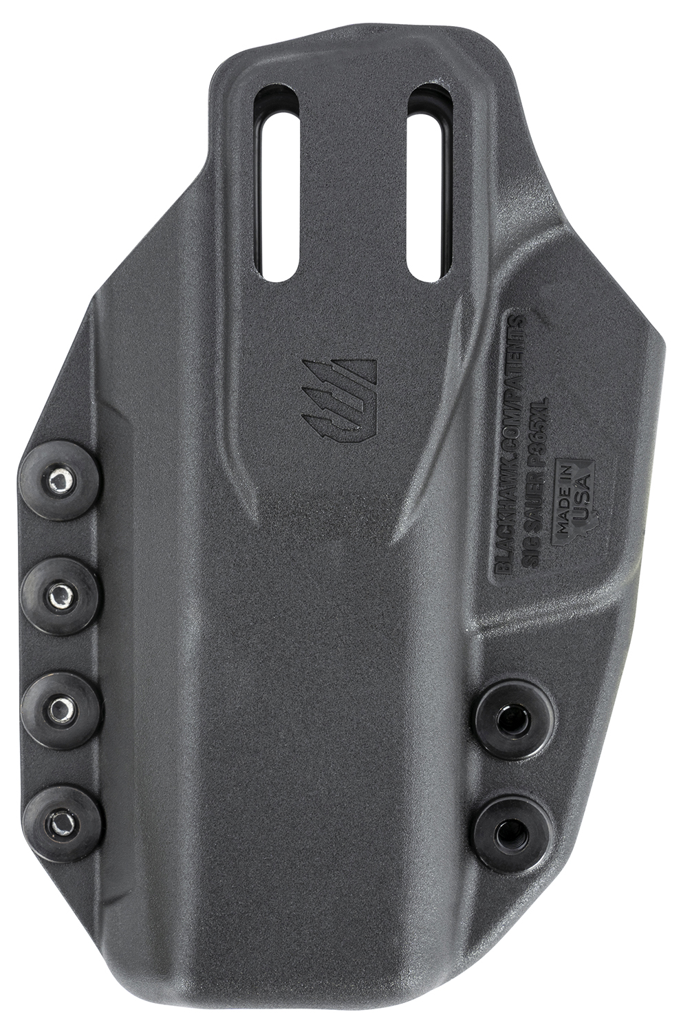 Blackhawk 416078BK Stache IWB Size 78 Black Polymer Belt Clip Fits Sig P365XL Ambidextrous - Image 2