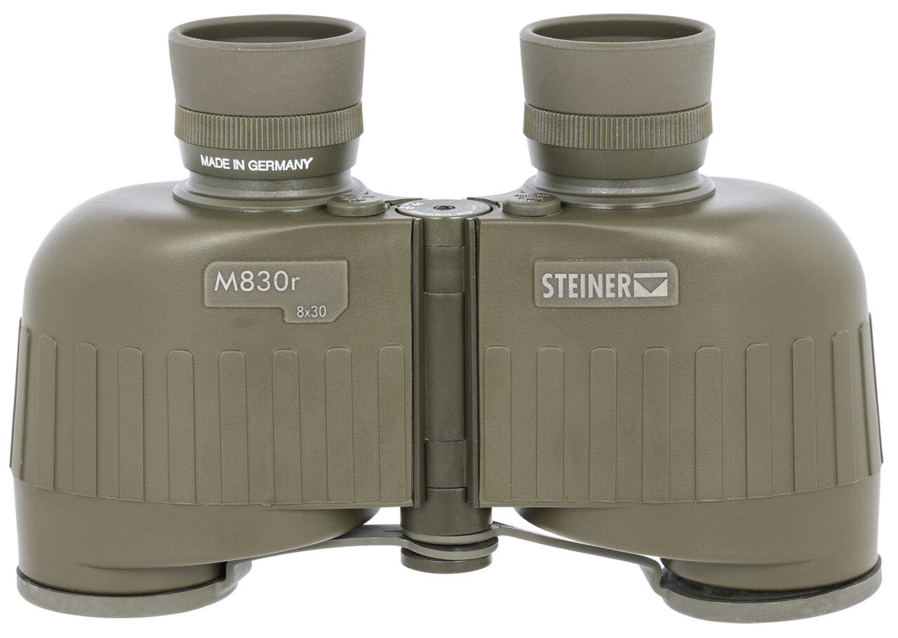 Steiner 2640 M830r 8x30mm Mil Radian Ranging Reticle Floating Prism Green Rubber Armor