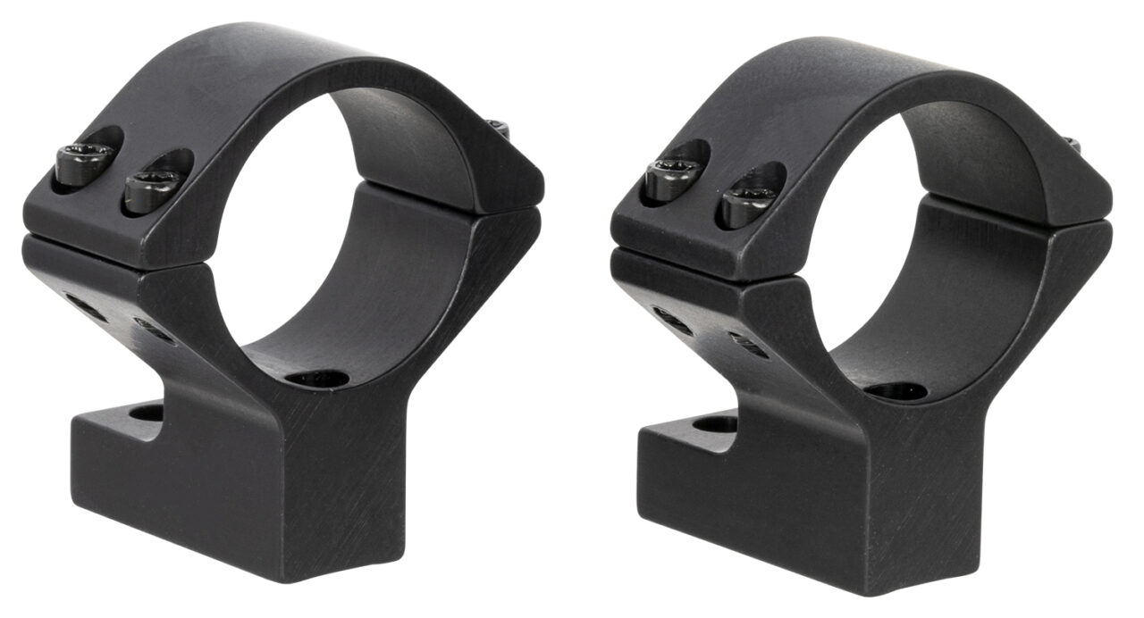 Talley 940759 Scope Ring Set For Rifles Tikka T1/T1X Medium 1" Tube Black Anodized Aluminum