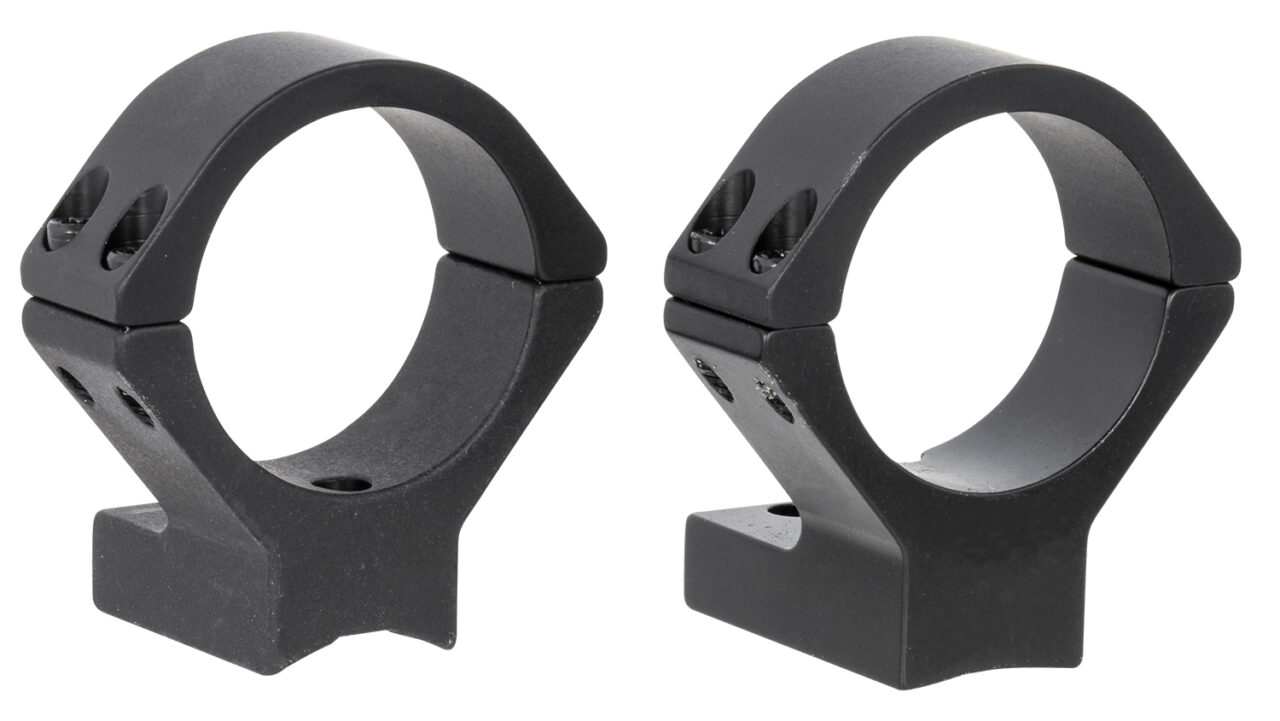 Talley 840705 Scope Ring Set For Rifles Wthby V Accumark (9 LUG) Medium 34mm Tube Black Anodized Aluminum