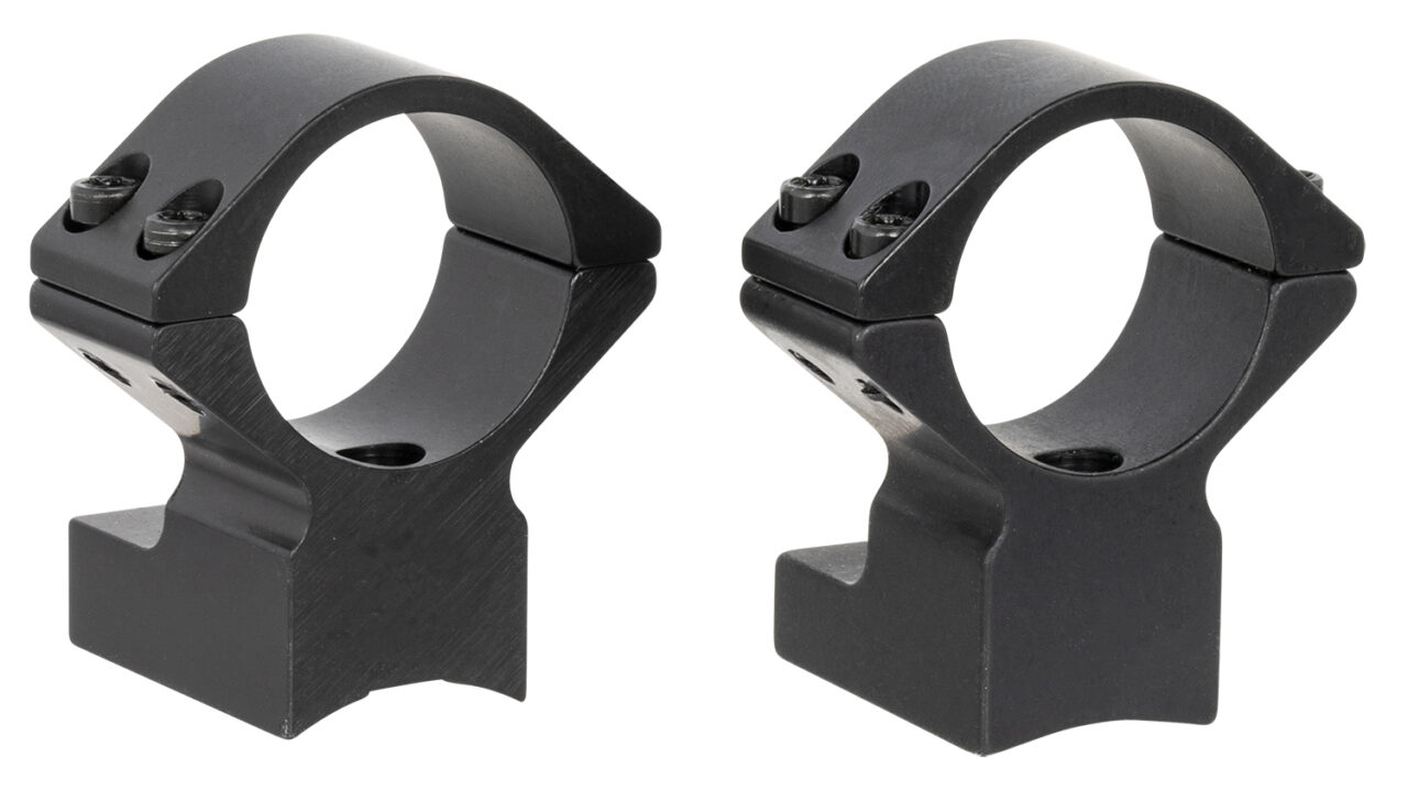 Talley 950765 Scope Ring Set For Rifles Winchester XPR High 1" Tube Black Anodized Aluminum
