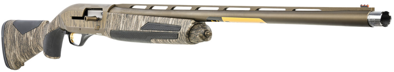 Browning 011706204 Maxus II Wicked Wing 12 Gauge 3.5" 4+1 28" Barrel, Burnt Bronze Cerakote Metal Finish, Mossy Oak Bottomland with Overmolded Grip Panels Stock - Image 3