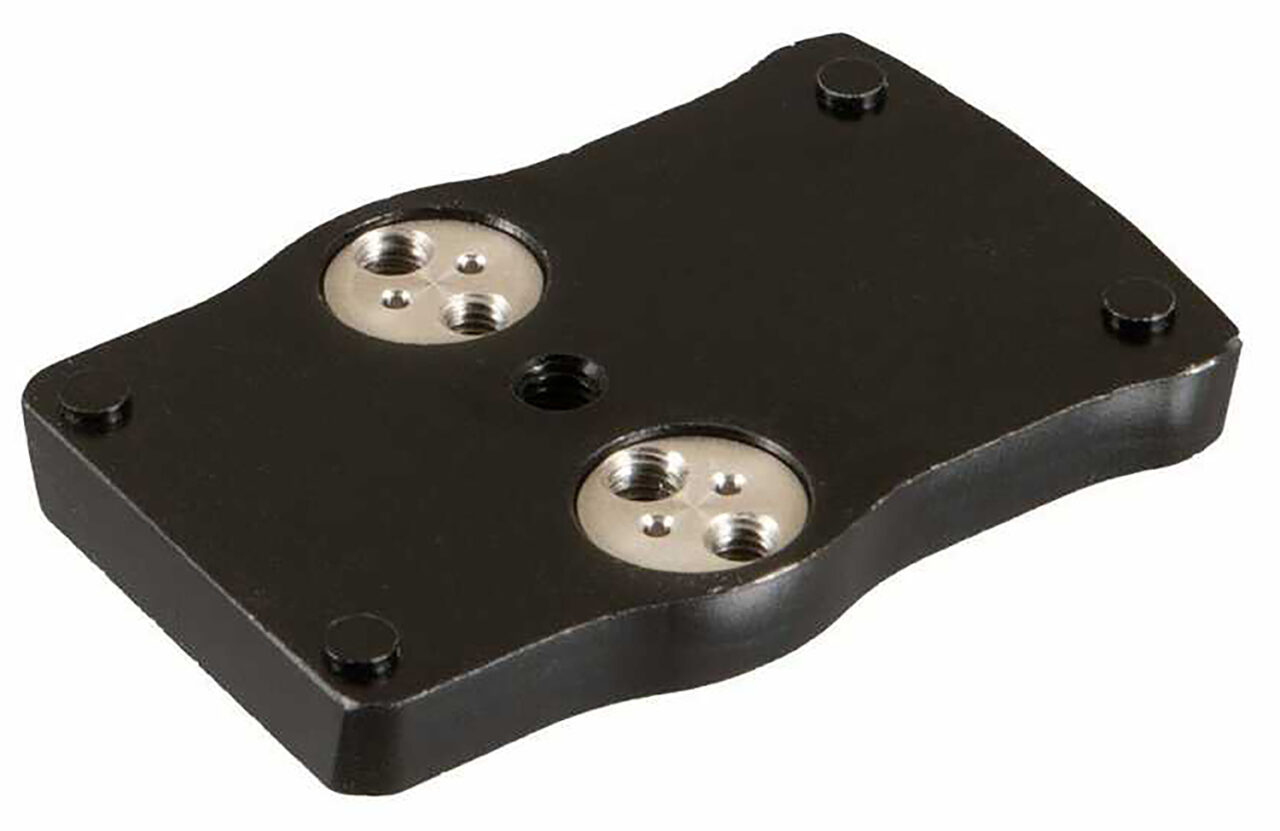 TruGlo TGTG8952A Red Dot Sight Adapter pistols Aluminum Black TruGlo Tru•Tec Micro, Leupold, Vortex, EOTech, Burris, Meopta