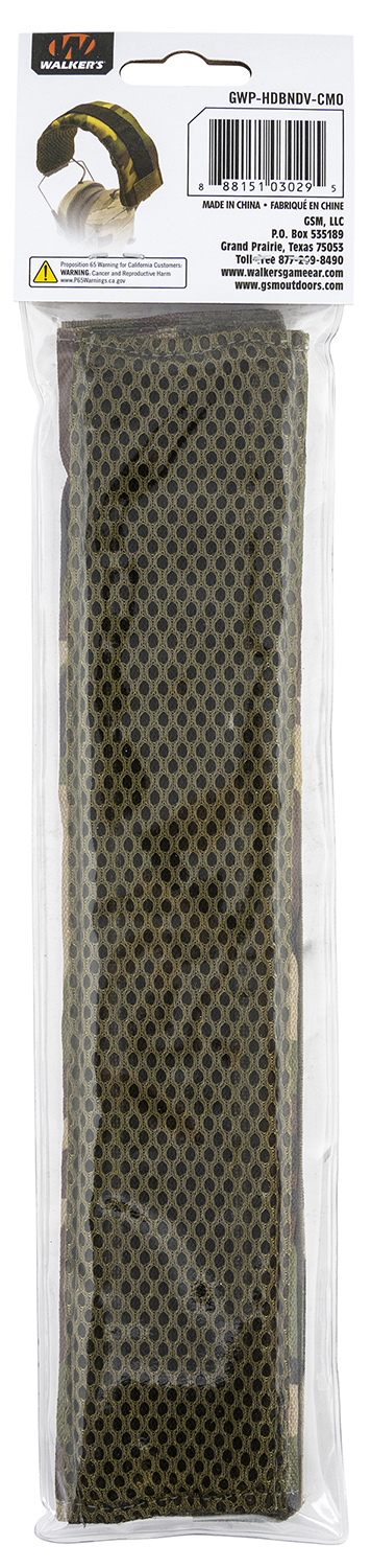 Walker's GWPHDBNDVCMO Razor Headband Wrap Camo Velcro - Image 2