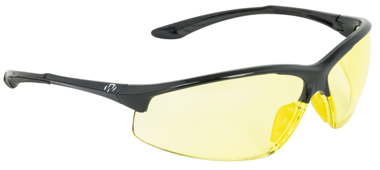 Walker's GWPIKNOF1AMB Ballistic Eyewear IKON Tanker Adult Amber Lens Matte Black Frame - Image 2