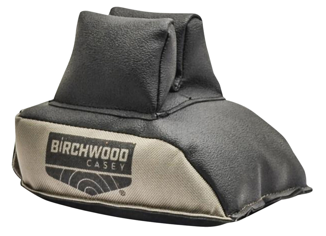 Birchwood Casey URBF Universal Rear Bag Prefilled Tan Polyester Black Leather Top