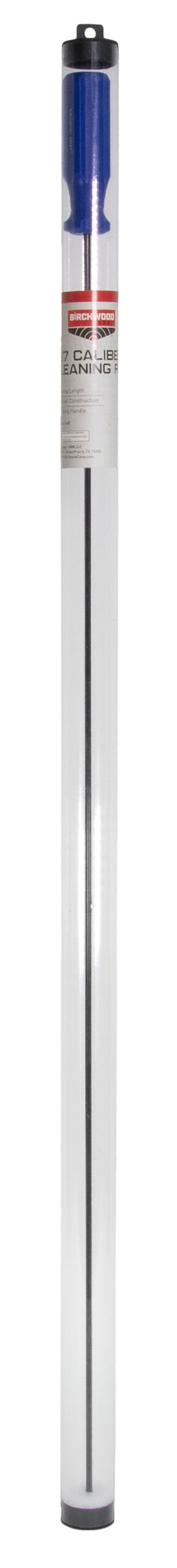 Birchwood Casey 41403 Cleaning Rod Steel 17 Cal Rifles Firearms 33" Long Includes Reusable Storage Tube