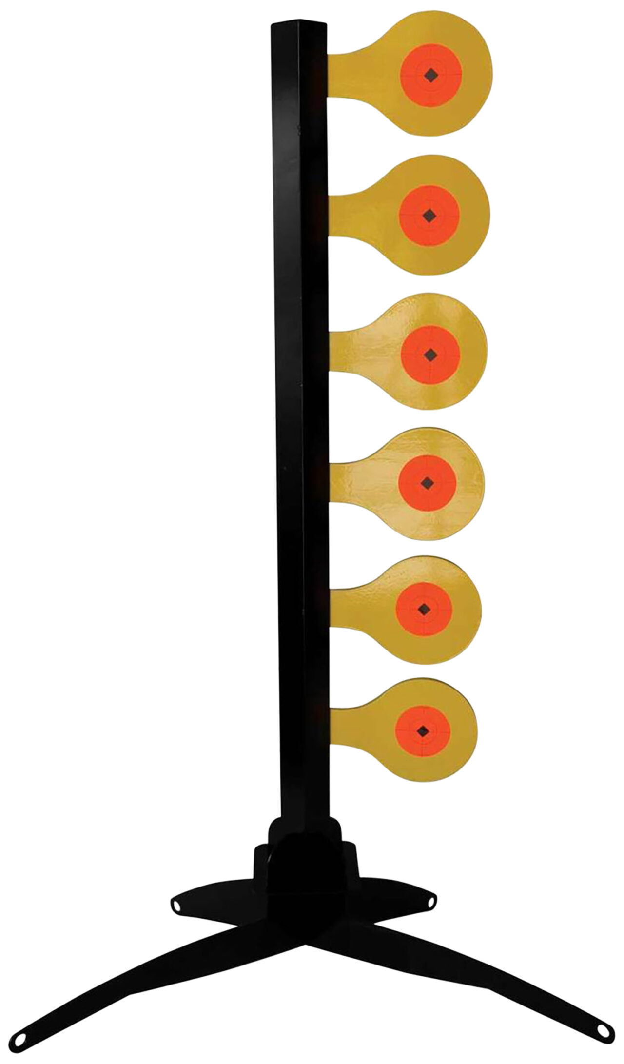 Birchwood Casey 47430 World of Targets pistols Dueling Tree Circle w/Diamond Center Steel Target 48.50" H x 28.50" W x 23" D