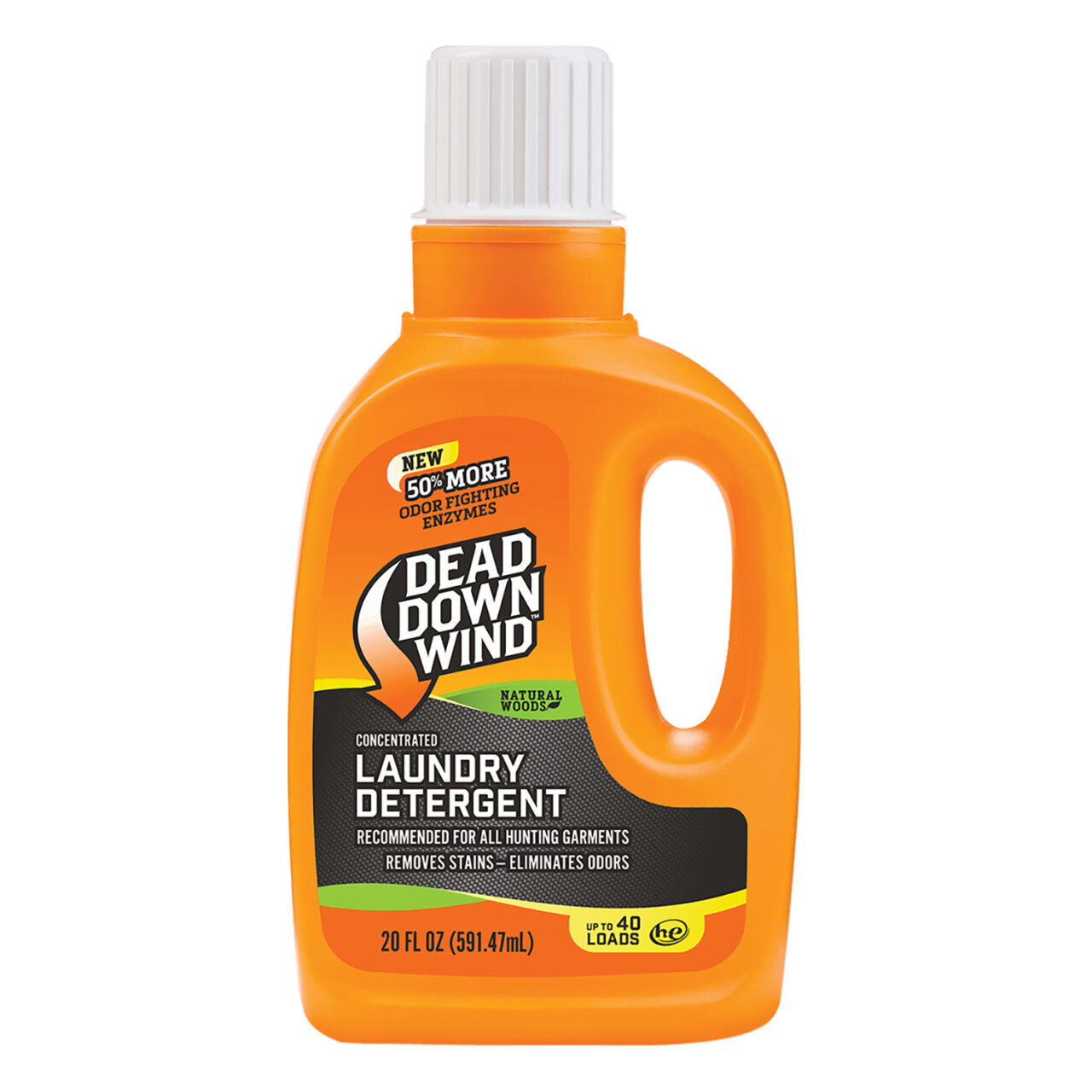 Dead Down Wind 1192018 Laundry Detergent Odor Eliminator Natural Woods Scent 20 oz Jug