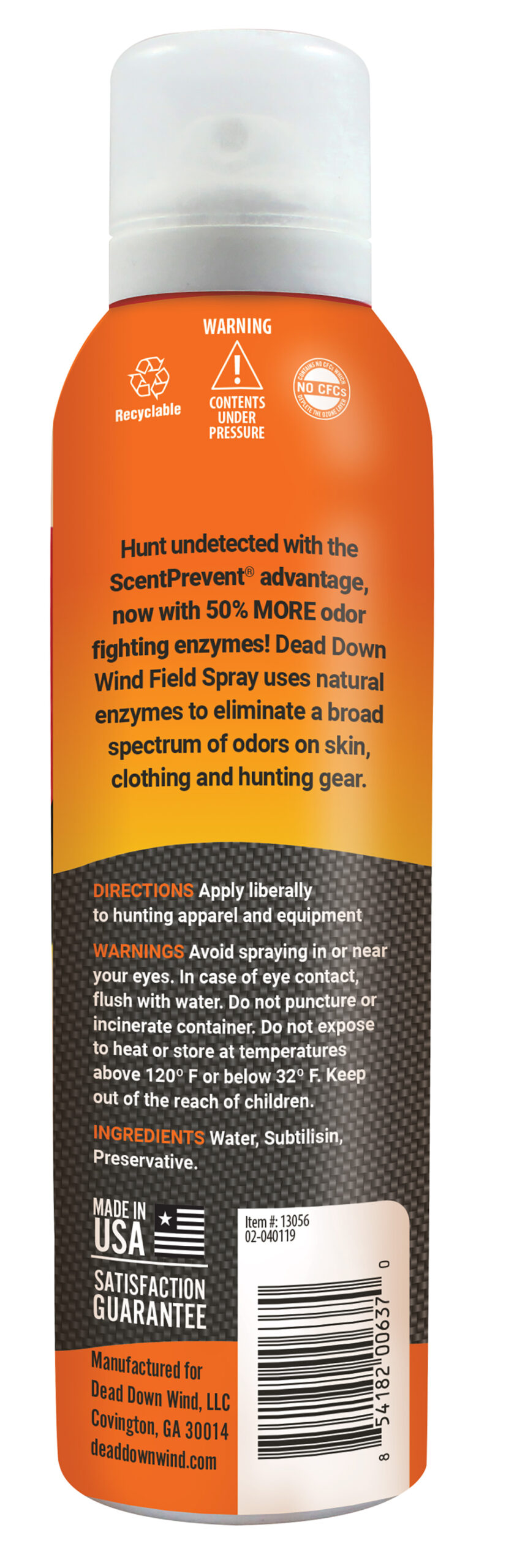 Dead Down Wind 1305601 Evolve Field Spray Cover Scent Odorless Scent 5 oz Aerosol - Image 2