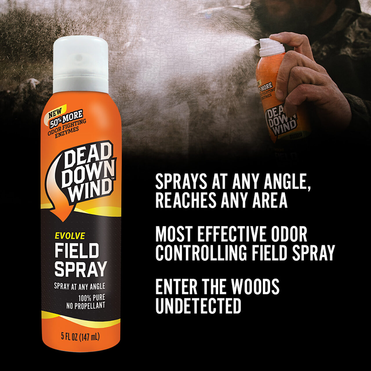 Dead Down Wind 1305601 Evolve Field Spray Cover Scent Odorless Scent 5 oz Aerosol - Image 3