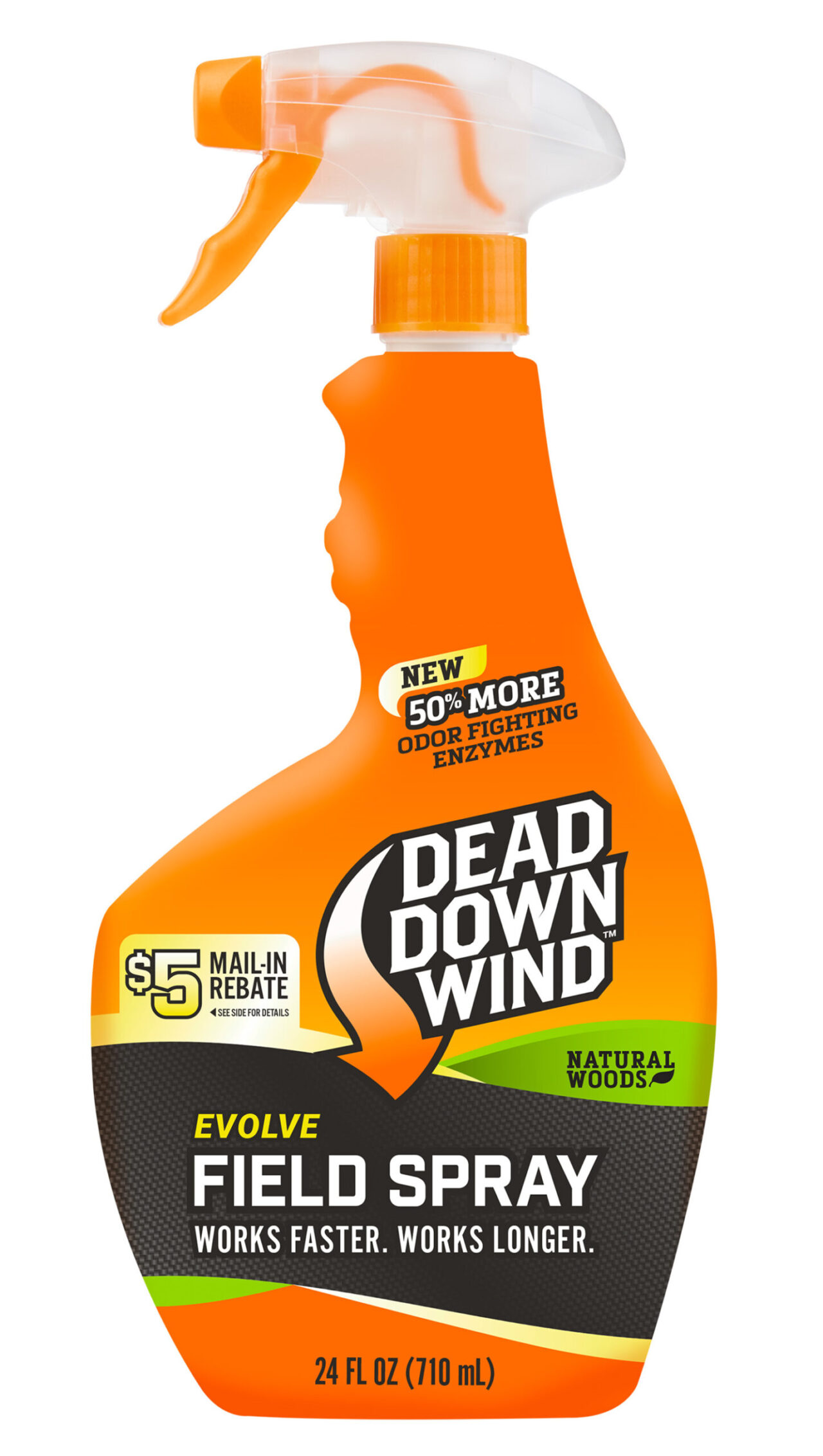 Dead Down Wind 1392418 Evolve Field Spray Cover Scent Natural Woods Scent 24 oz Trigger Spray