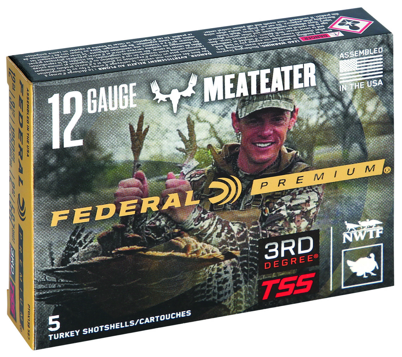 Federal PTDX139567 Premium 3rd Degree 12 Gauge 3.50" 2 oz 1250 fps Lead, Tungsten 5/6/7 Shot 5 Bx/50 Cs - Image 2