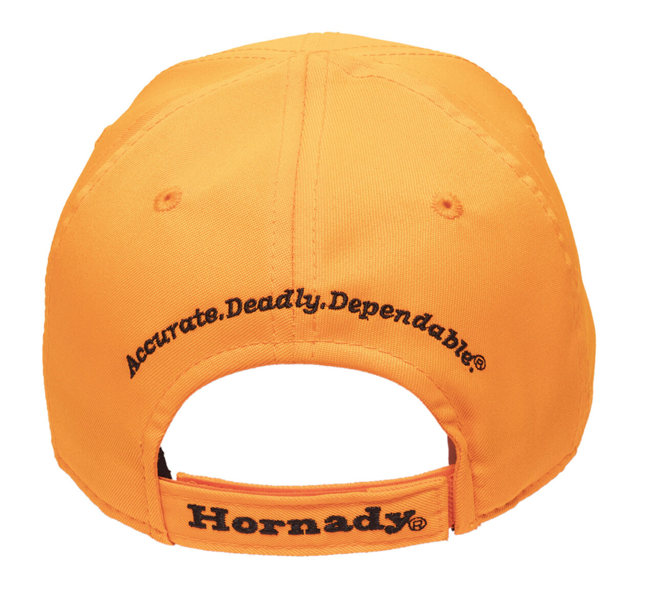 Outdoor Cap HRN05A Hornady Cap Polyester Blaze/Black Structured OSFA - Image 2
