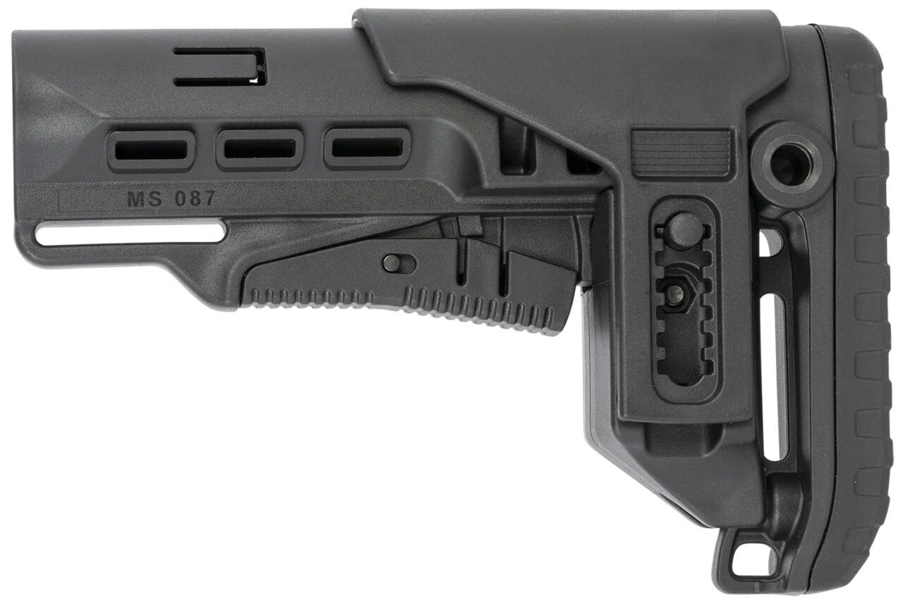 NcStar VG087042 Tactical PCP42 Mil-Spec Stock Black Synthetic Collapsible with Adjustable Cheekpiece - Image 2